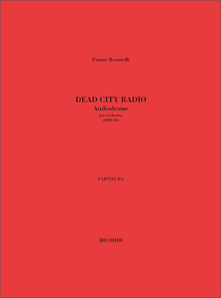 DEAD CITY RADIO. Audiodrome